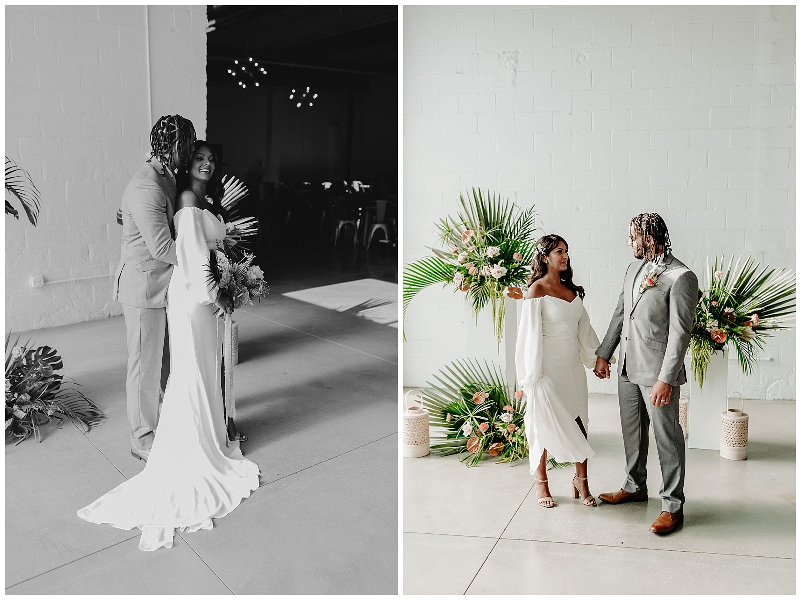 Tropical Glam Cincinnati Wedding, Mojave East, Indianapolis wedding Photograper, Leah Rife Photo, Cincinnati wedding Photographer, Modern Tropical Wedding Colors