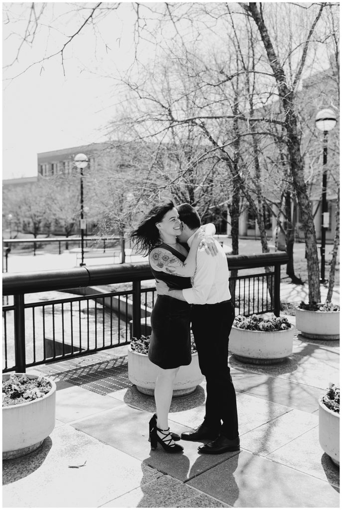 Canal Walk Indianapolis engagement session