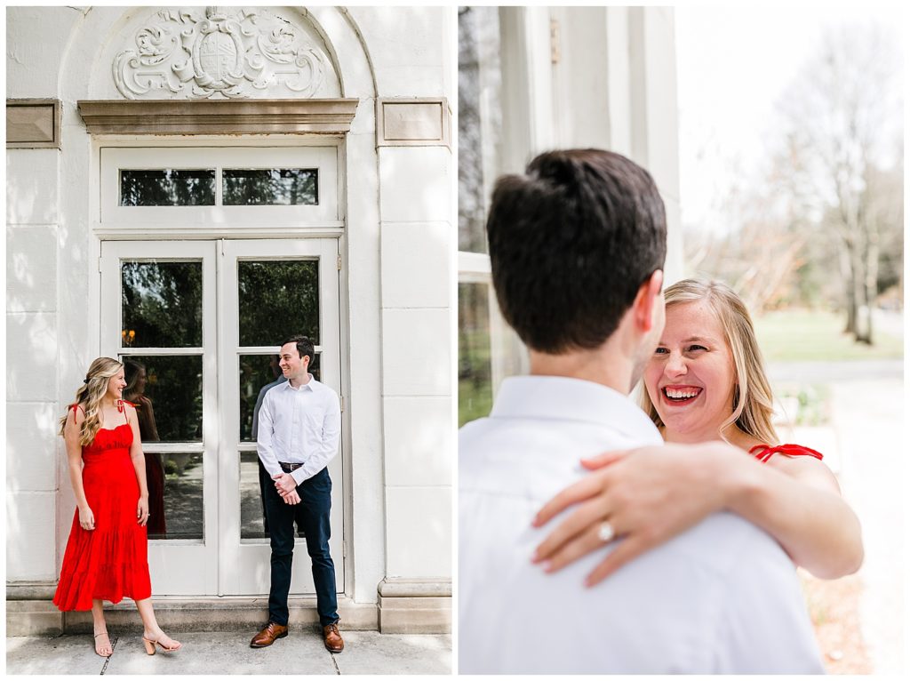 Lilly House at Newfields engagement session