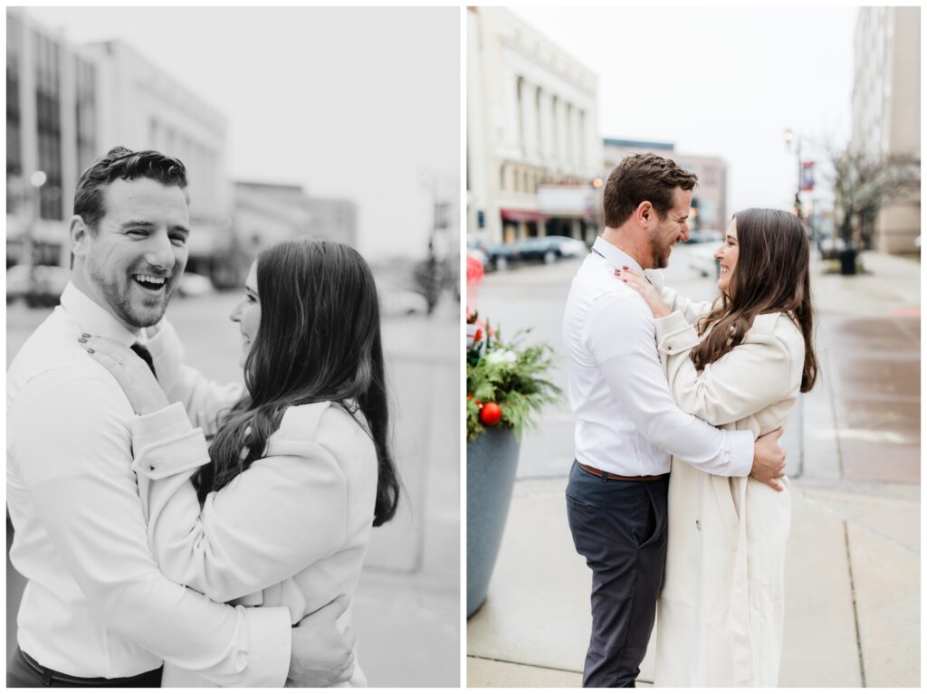 downtown-engagement-session-south-bend