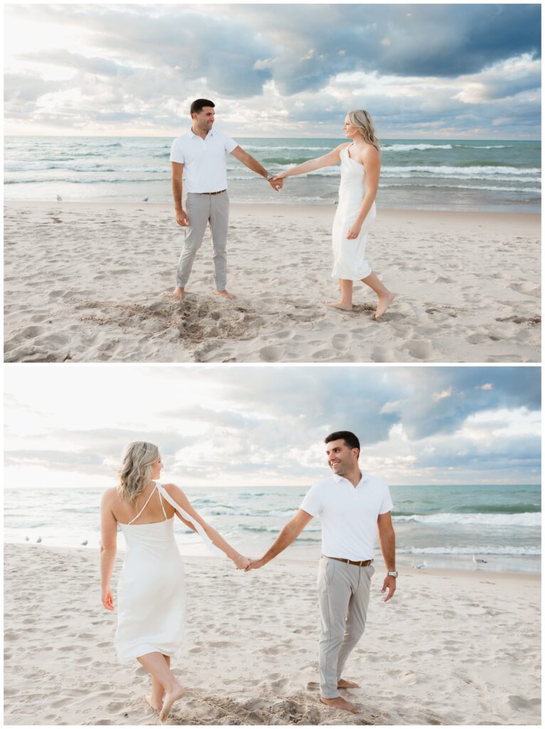 New-Buffalo-Beach-Engagement-Photos