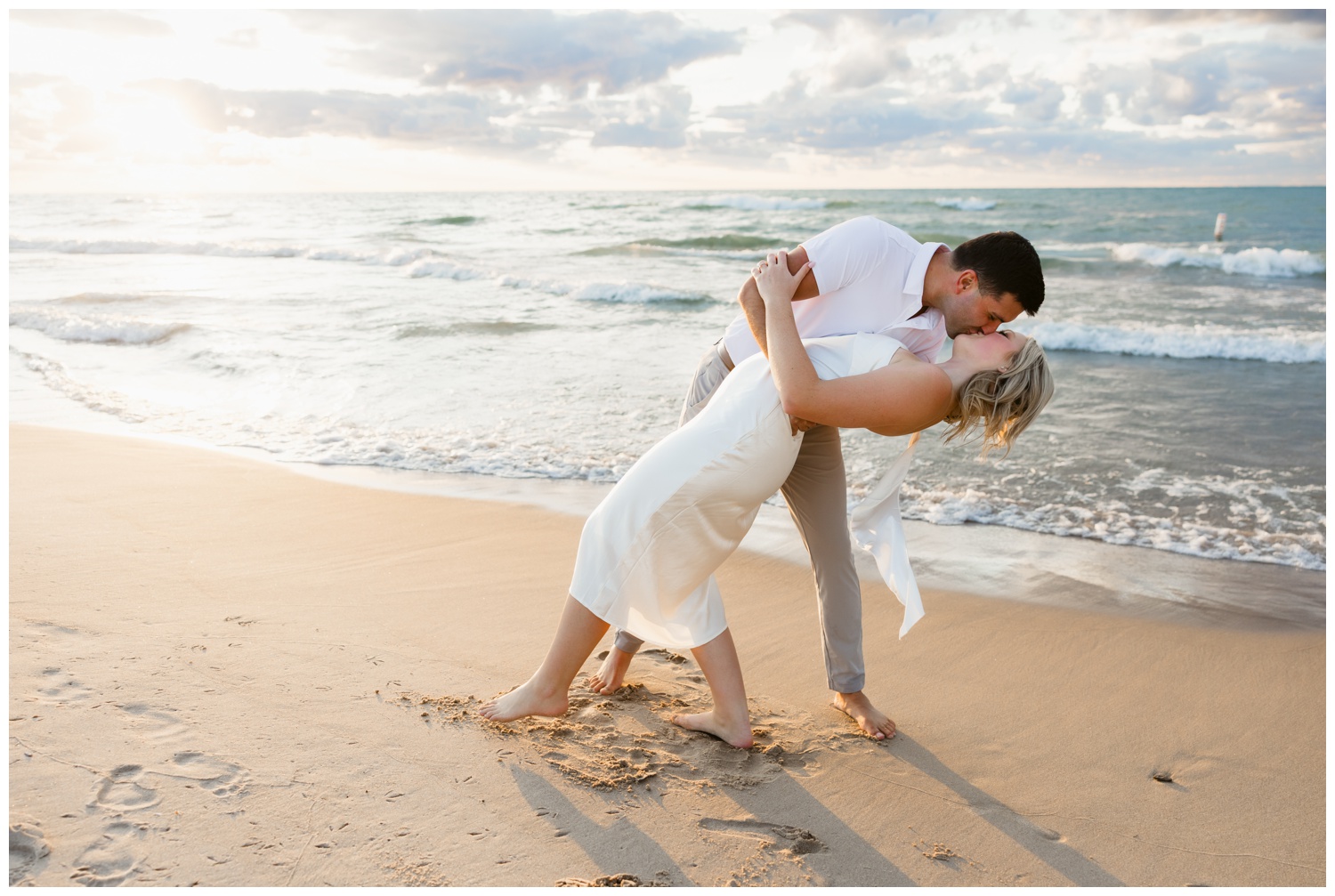 New-Buffalo-Beach-Engagement-Photos