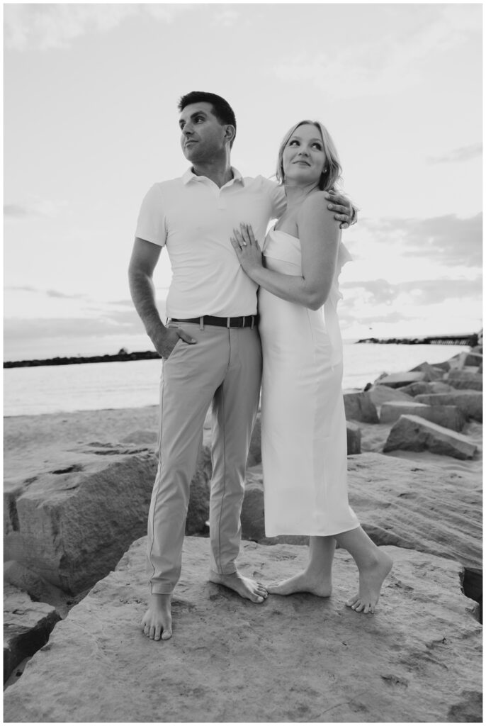 New-Buffalo-Beach-Engagement-Photos